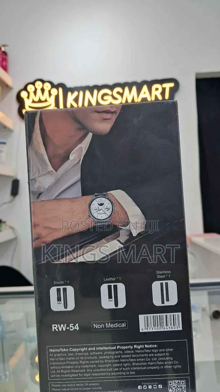 ለስጦታ  Hainoteko RW-54 Smart Watch  for Gentleman