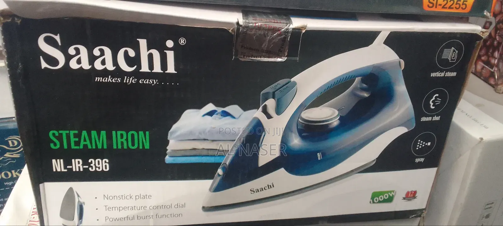 Saachi Steam Iron (ካውያ