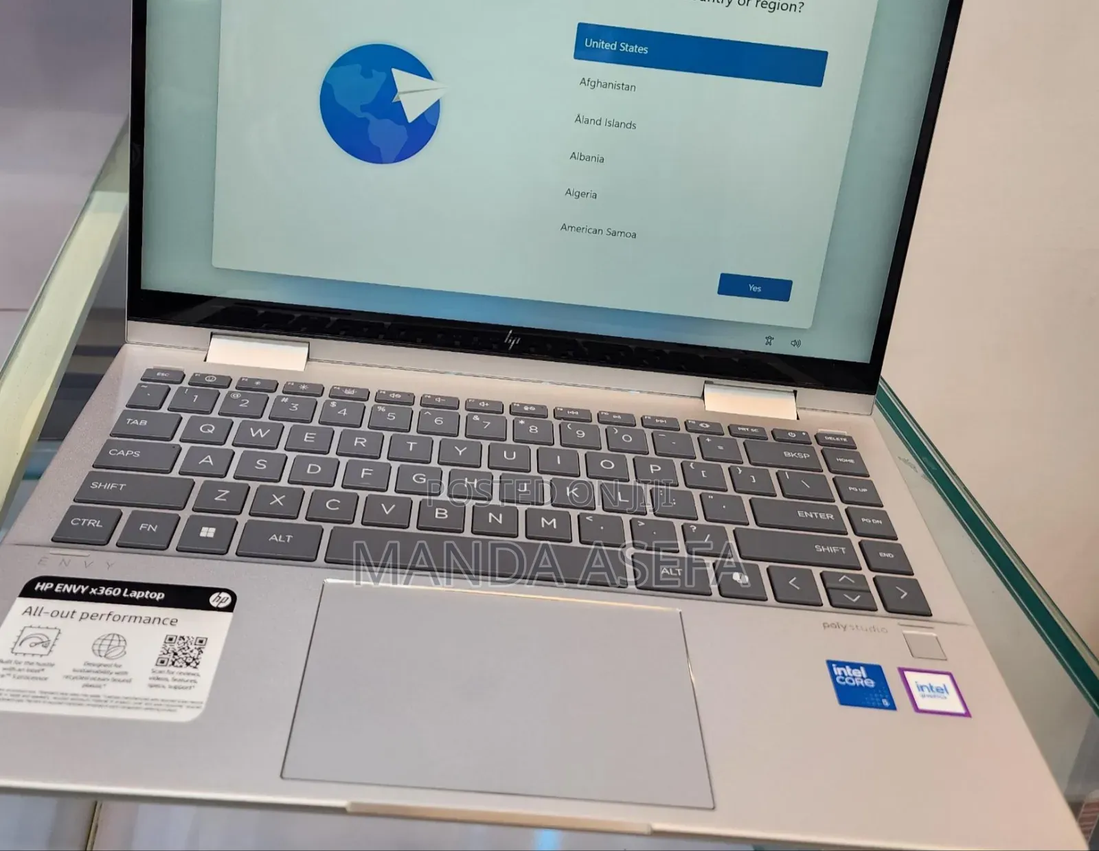 New Laptop HP Envy x360 8GB Intel Core Ultra 5 SSD 512GB