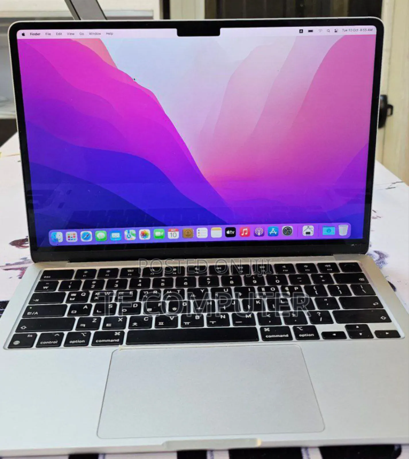 New Laptop Apple MacBook Air 2022 M2 8GB Apple M2 SSD 256GB
