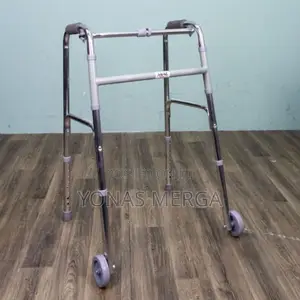 Photo - WALKER,Foldable,2wheels,Adult鼒walker望rubber Tips With Metal