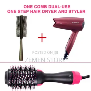 2-in-1 Hair Dryer Styler for Ethiopian Hair