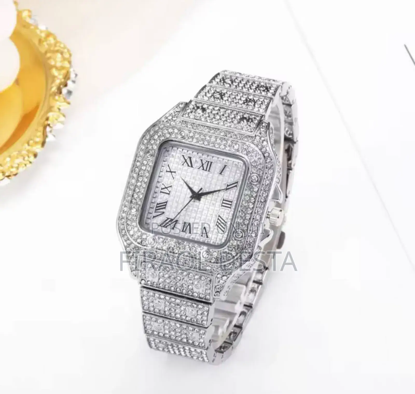 Luxury Diamond Watche Unisex Bracelet Watches Clock 2024