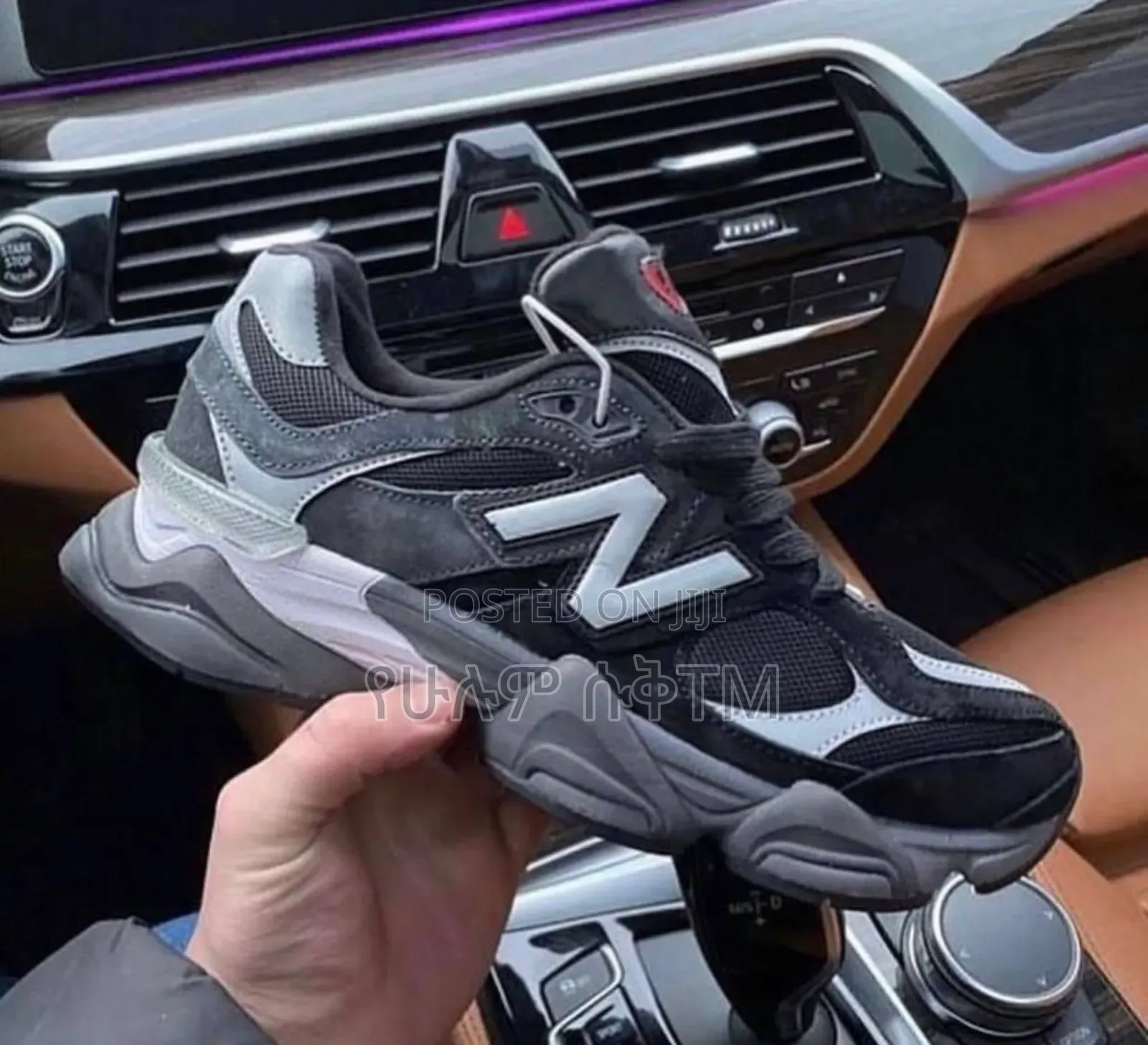 Original New Balance 9060 'Black/Gray' Shoes