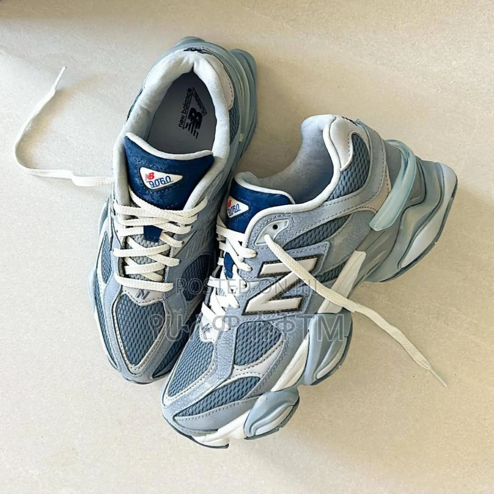 Original New Balance 9060 'Baby Blue' Shoes