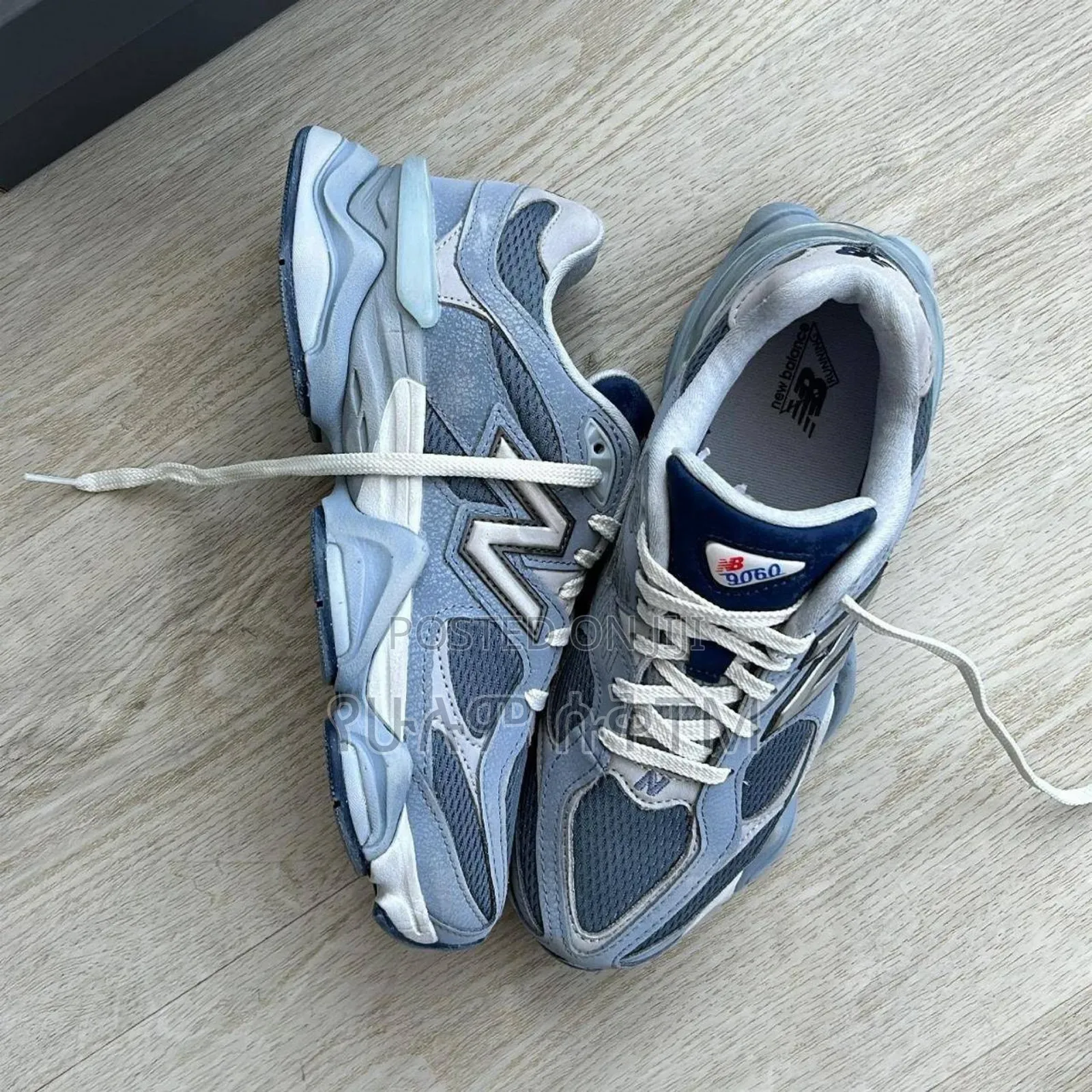 Original New Balance 9060 'Baby Blue' Shoes
