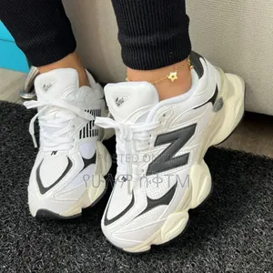 Original New Balance 9060 'White/Black' Shoes