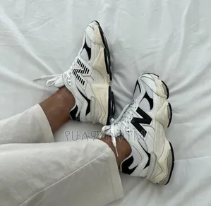 Original New Balance 9060 'White/Black' Shoes