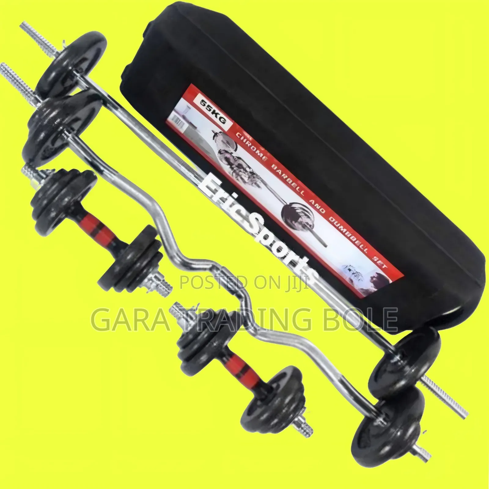 Barbell and Dumbbell 55kg ጤናዎን በቤቶ ይጠብቁ