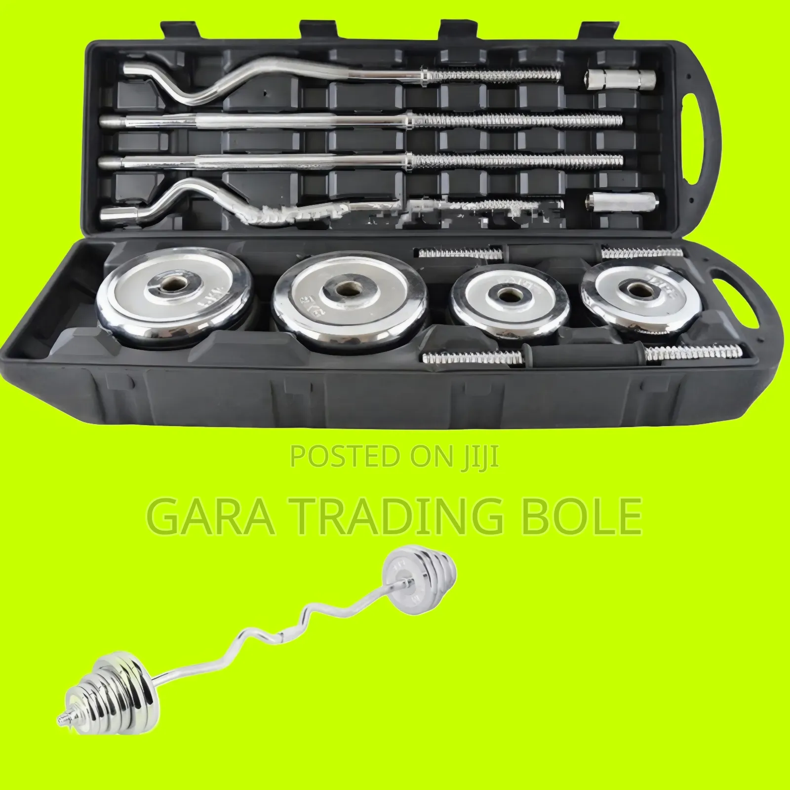 Barbell and Dumbbell 55kg ጤናዎን በቤቶ ይጠብቁ