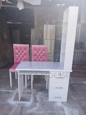 ለጥፍር ቤት የሚሆኑ እቃዎች Furniture for Beauty Salon Chair and Table