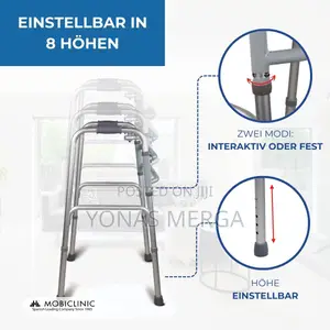 Photo - Folding Step-Up Walker - Silver鼫walker甒easy Push-Button