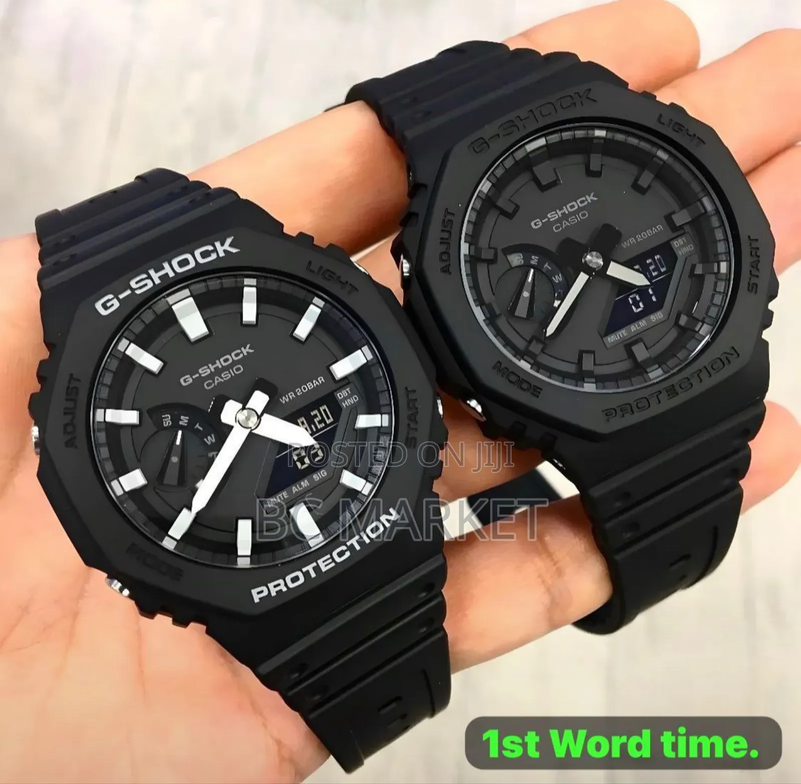 G Shock White and Black