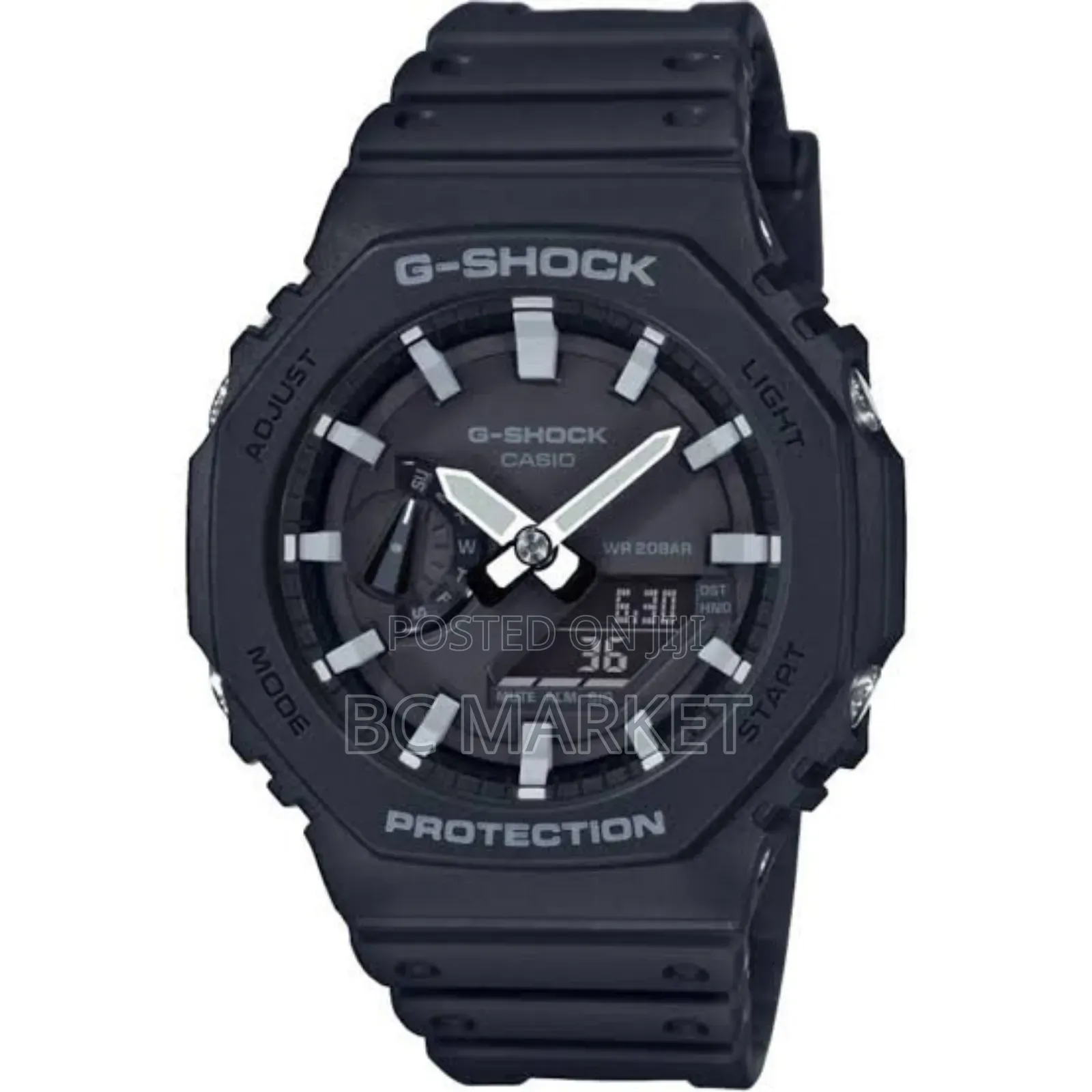 G Shock White and Black