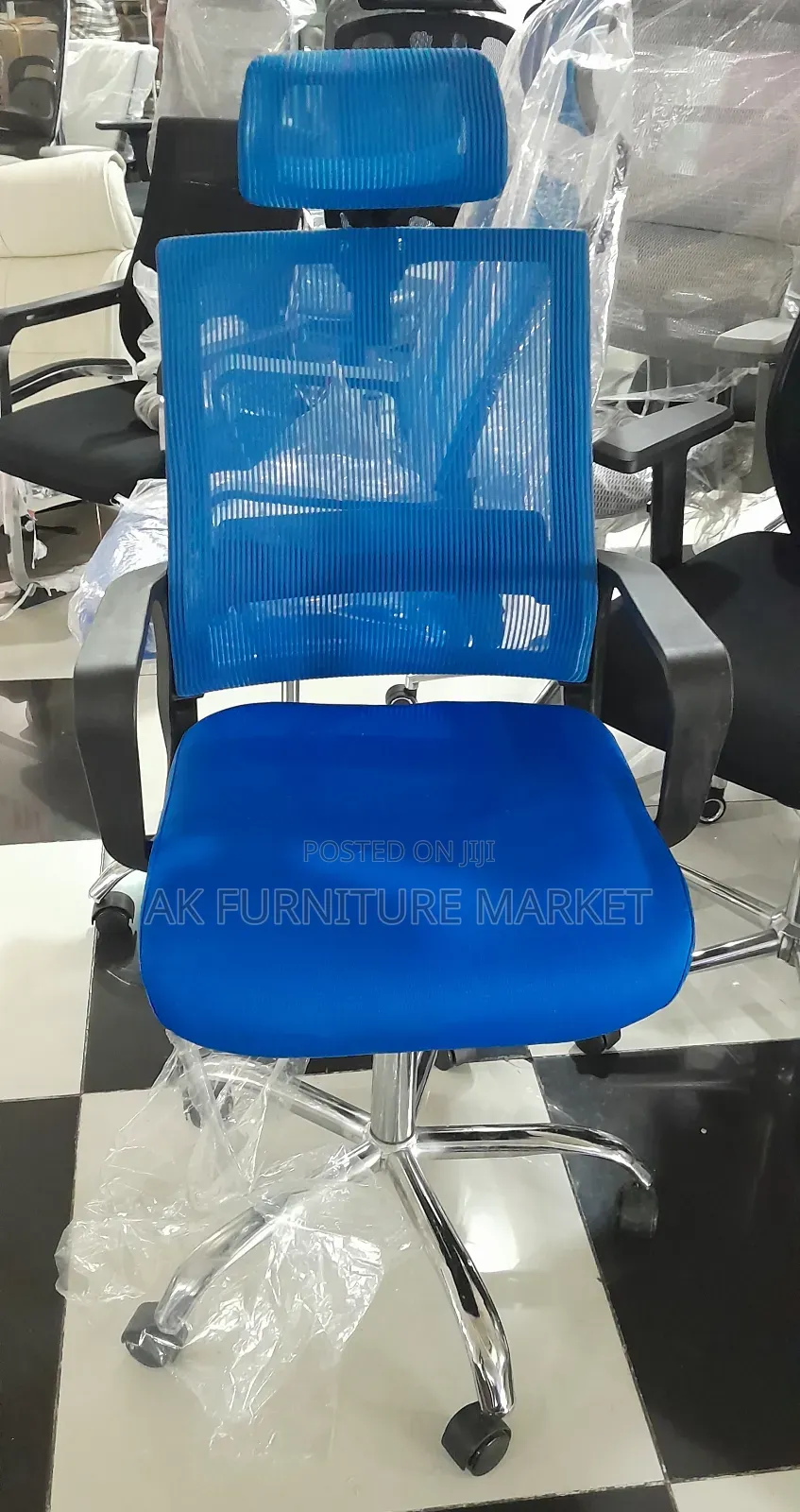 Office Chair (Blue Color )