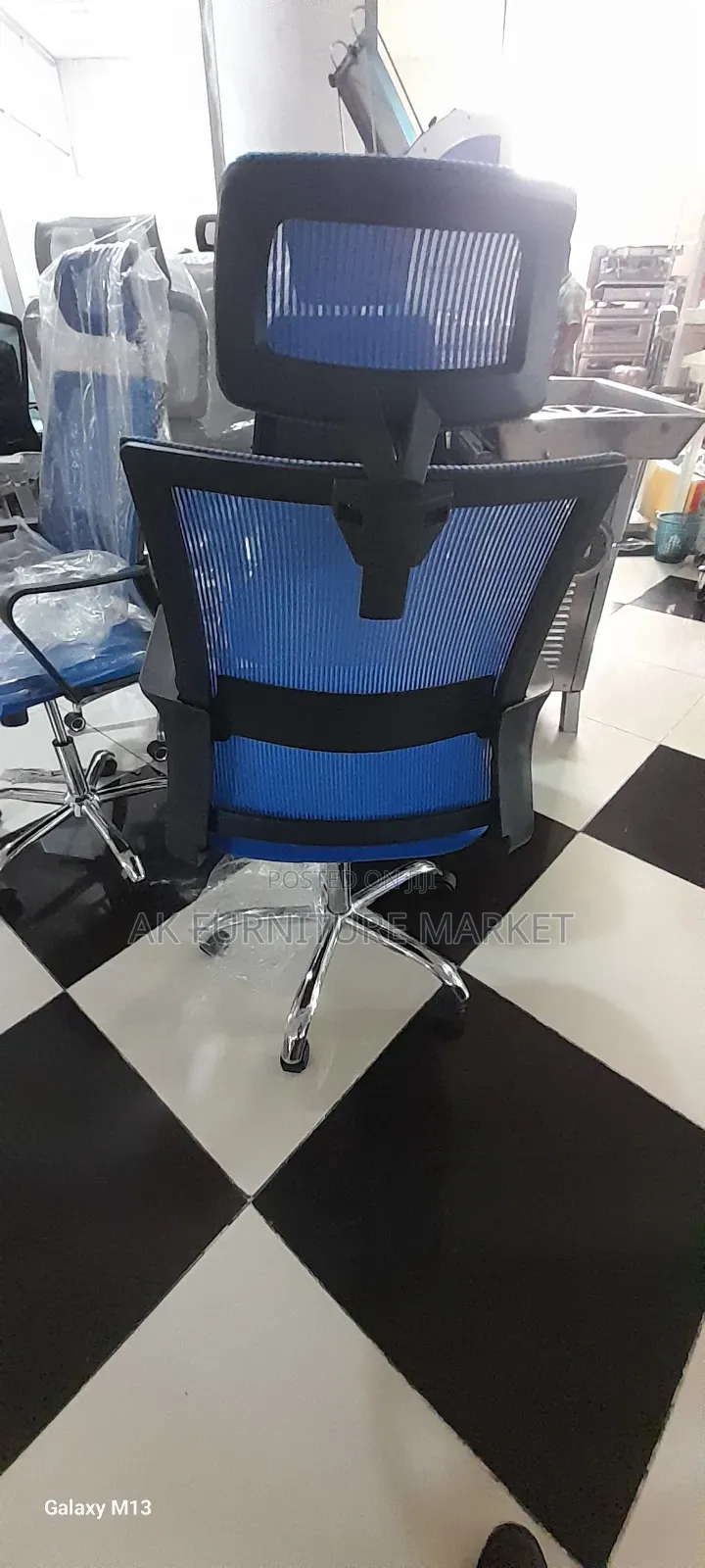 Office Chair (Blue Color )