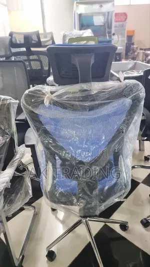 Office Manager Chair (Blue Color )