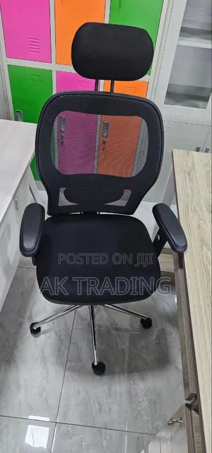 Office Manager Chair ( Black )