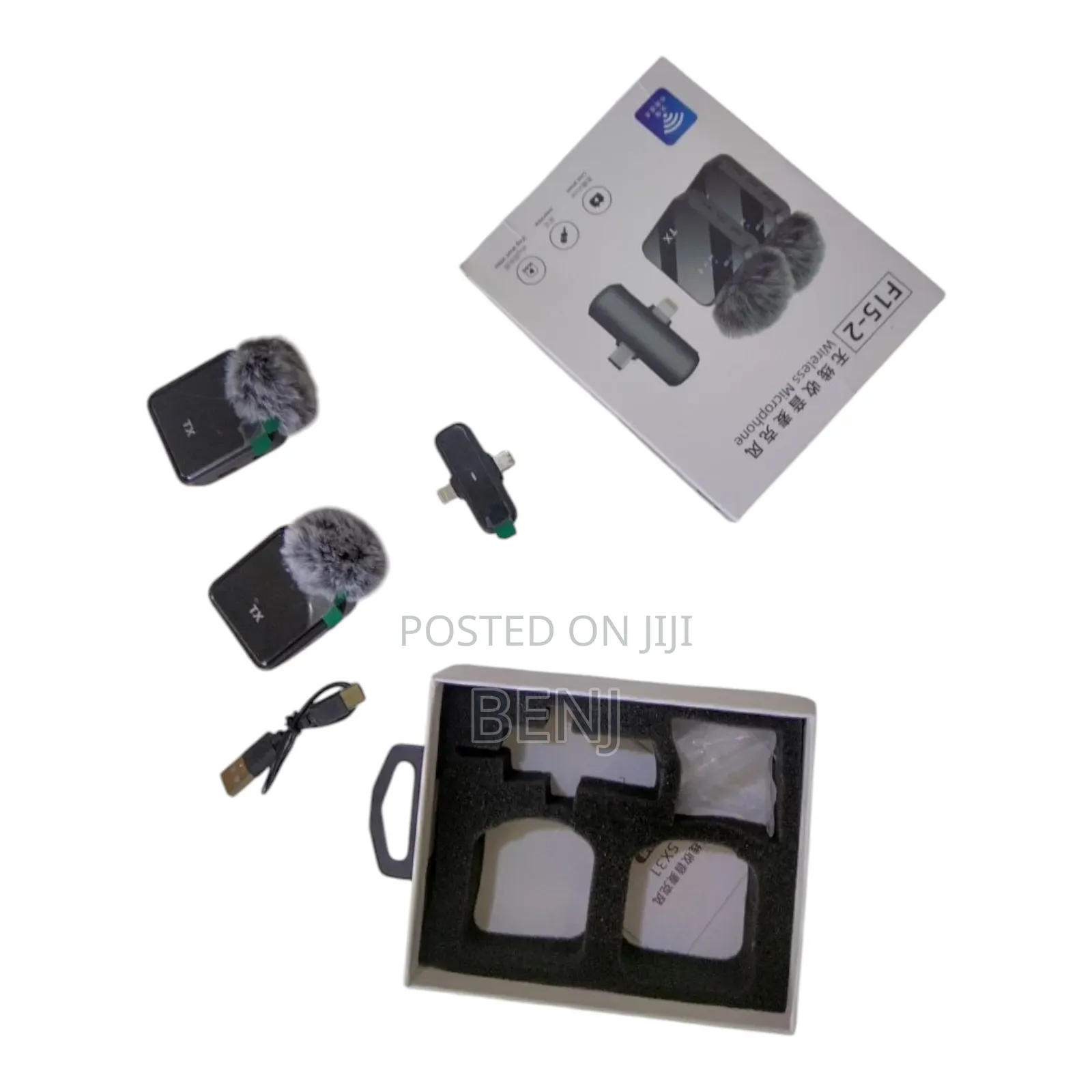 F15-2 Wireless Mic | Vlog | Live Social Media | Interview