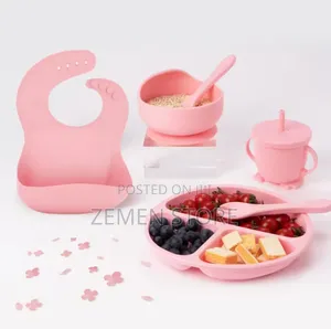 Complete Silicone Baby Feeding Set – Safe Durable