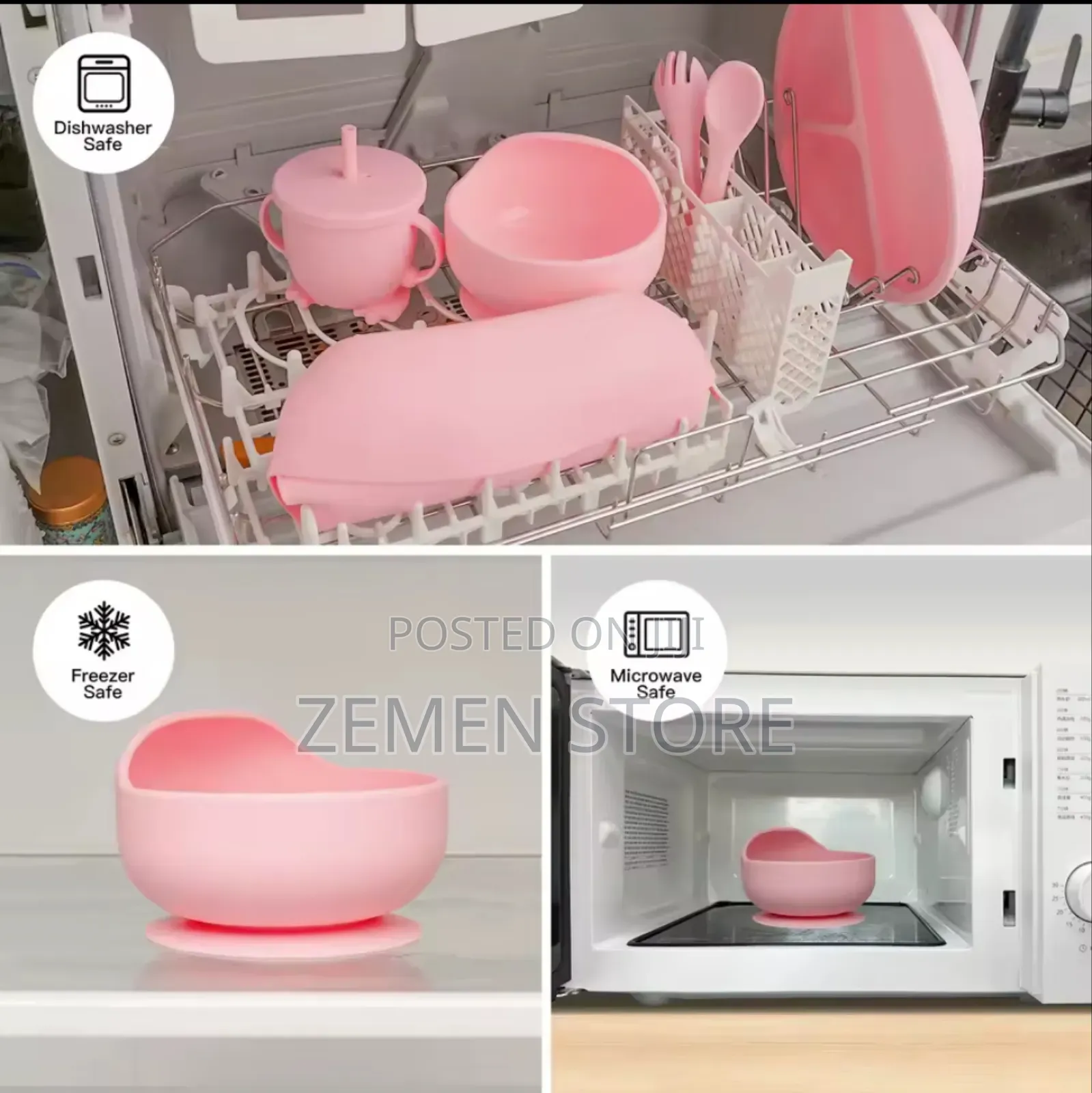 Complete Silicone Baby Feeding Set – Safe Durable