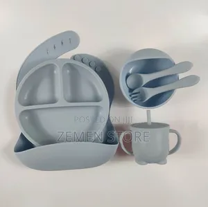 Photo - Complete Silicone Baby Feeding Set – Safe Durable