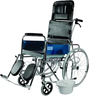 Toilet Wheelchair誓comfortable Legs and Feet Seat Width 46cm