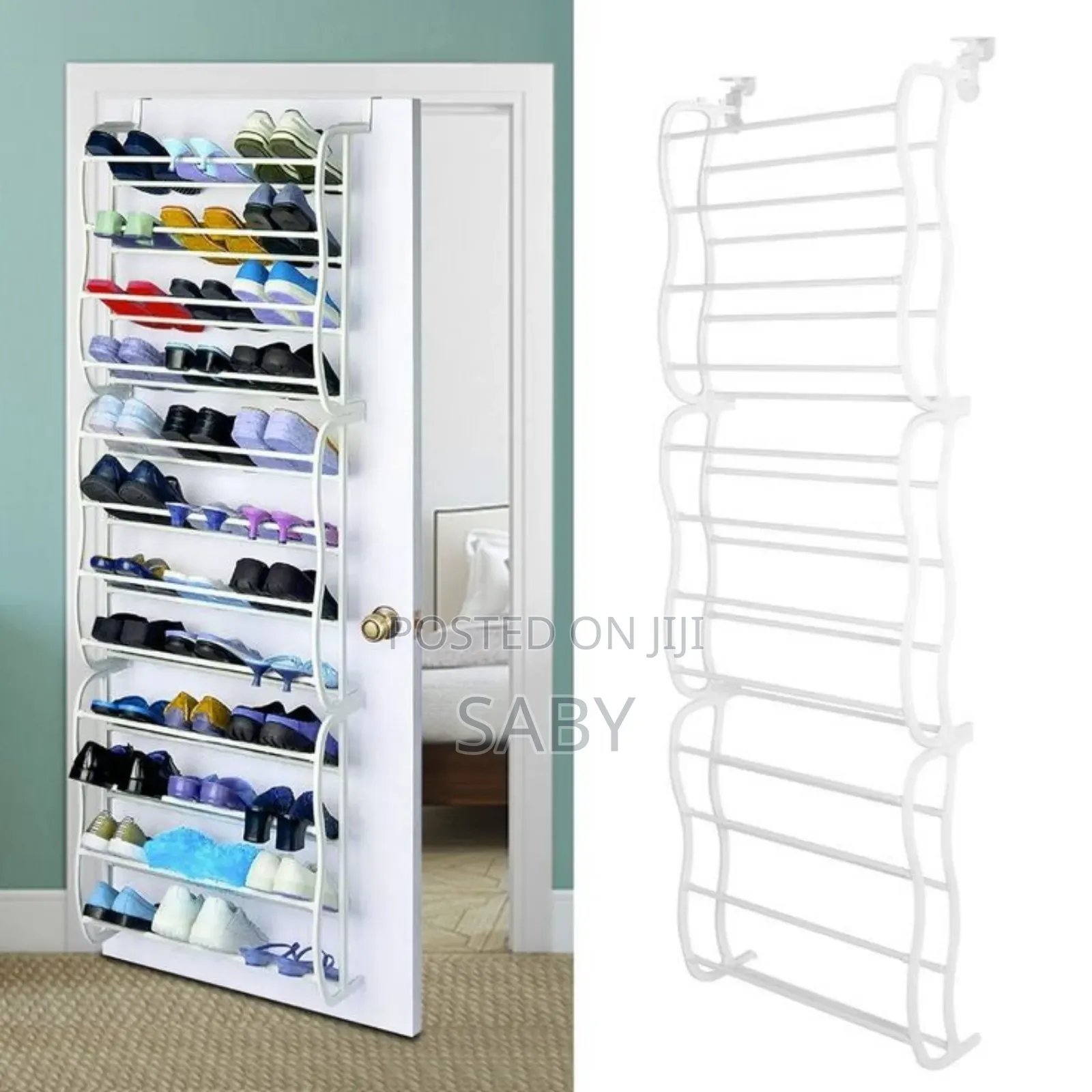 36 Pairs Over The Door Shoe Rack