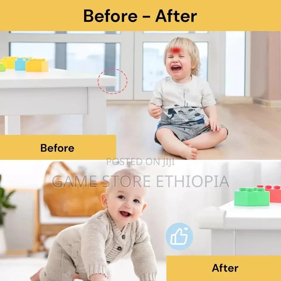 ልጆች በግጭት እንዳይጎዱ Baby Proofing Edge Protectors 12 PCS