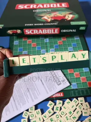 Photo - SCRABBLE | Family , Office Game ስክራብል የኢንግሊዘኛ ቃላትን ሚማሩበት ጨዋታ