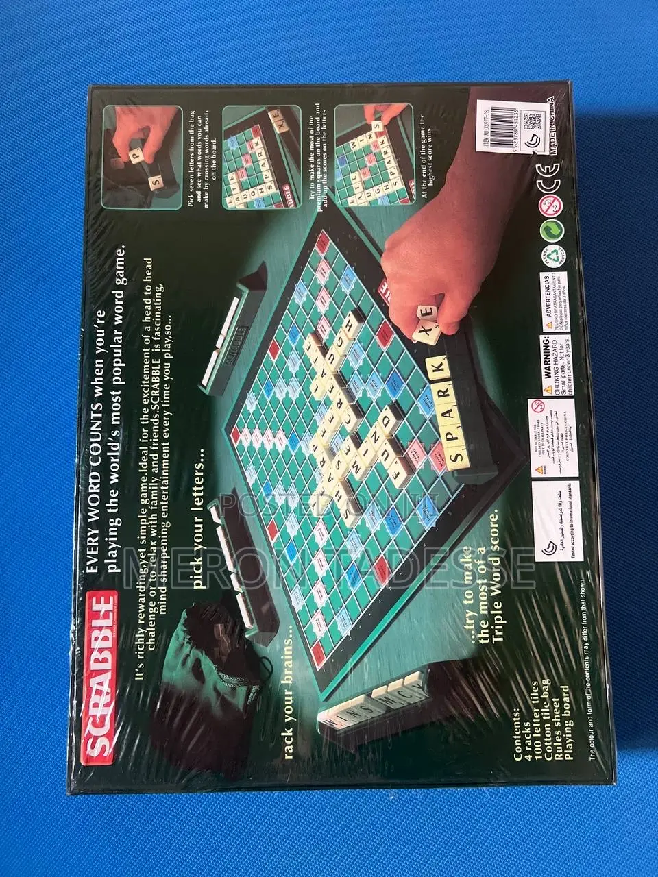 SCRABBLE | Family , Office Game ስክራብል የኢንግሊዘኛ ቃላትን ሚማሩበት ጨዋታ