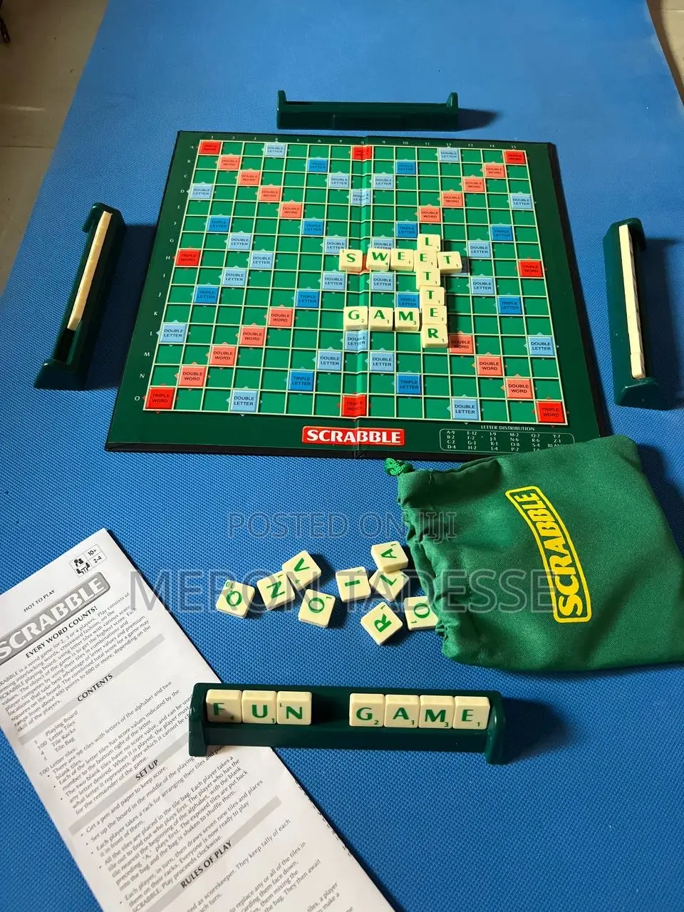 SCRABBLE | Family , Office Game ስክራብል የኢንግሊዘኛ ቃላትን ሚማሩበት ጨዋታ