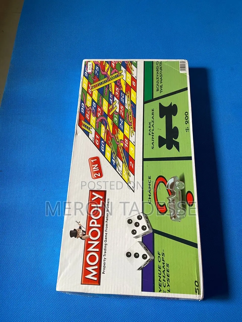Relive Your Childhood Memories Monopoly/Snakes Ladders Set