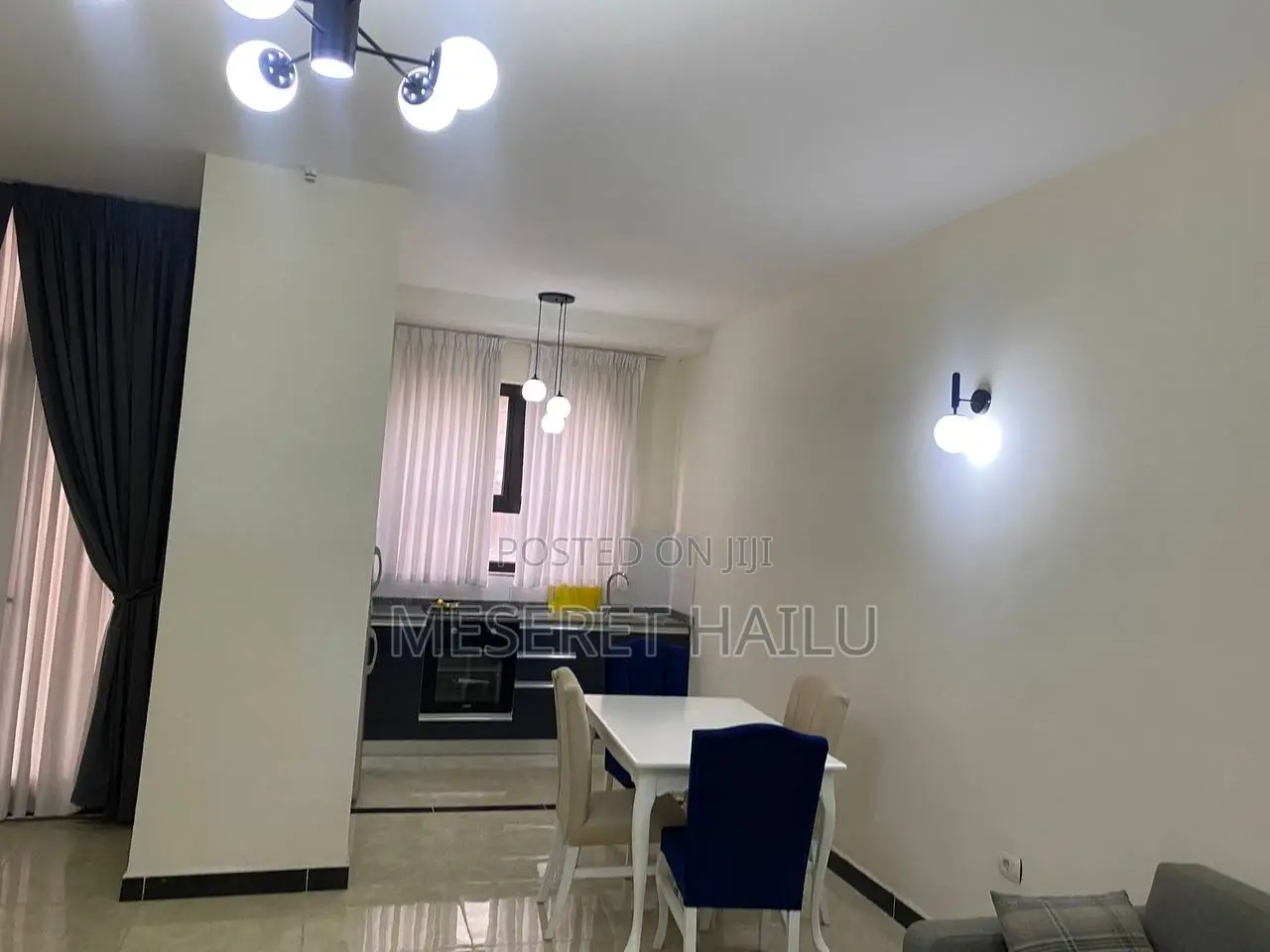 Furnished 1bdrm Apartment in Bole Atelase for rent