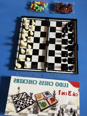 LUDO + CHESS + CHECKERS ዳማ + ሉዶ Price 3200