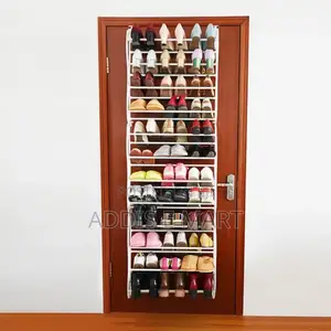 በቀላሉ የሚገጣጠም የሚነቃቀል 36 Pairs Over the Door Shoe Rack