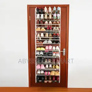 በቀላሉ የሚገጣጠም የሚነቃቀል 36 Pairs Over the Door Shoe Rack