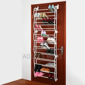 በቀላሉ የሚገጣጠም የሚነቃቀል 36 Pairs Over the Door Shoe Rack