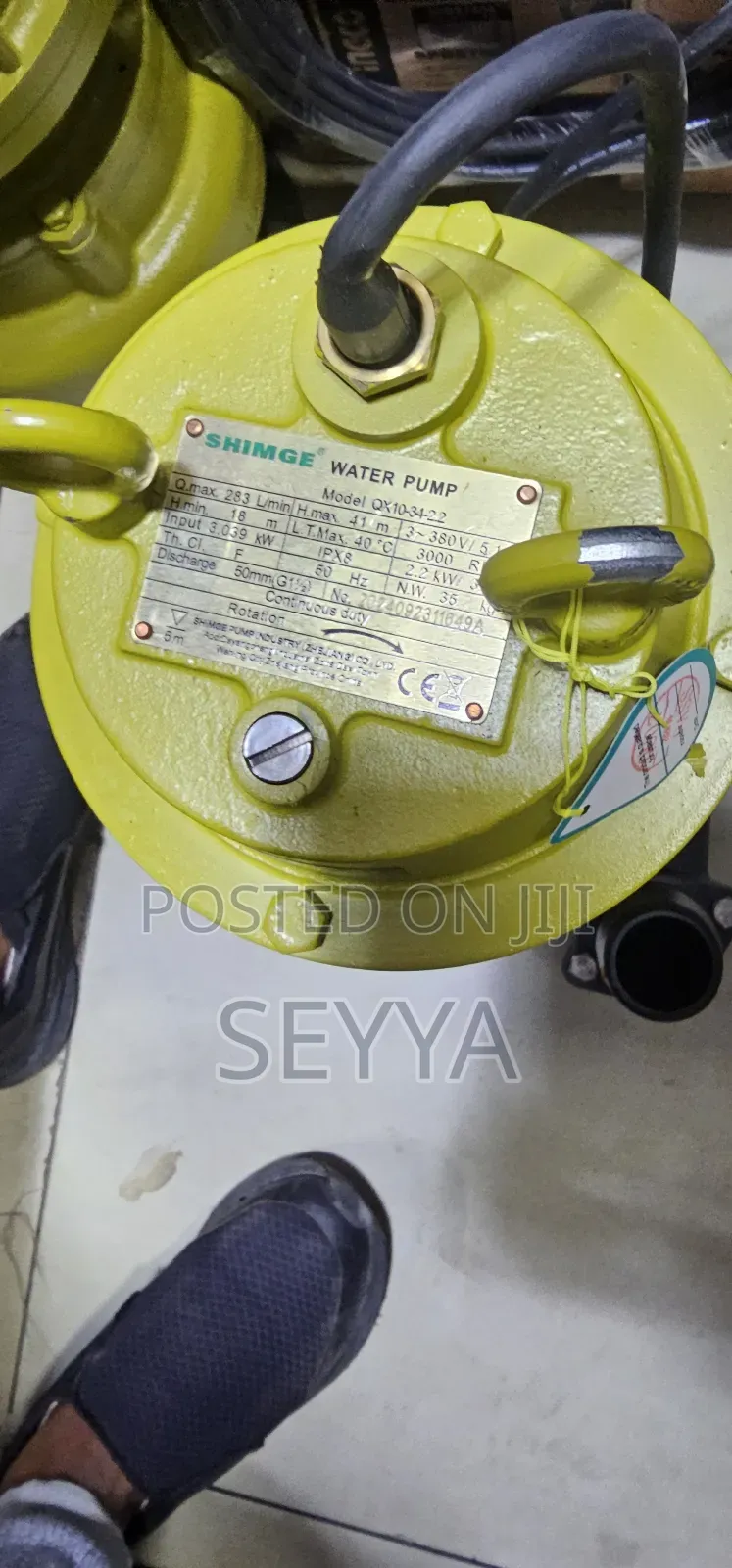 Shimge Sumersible Pump 3hp