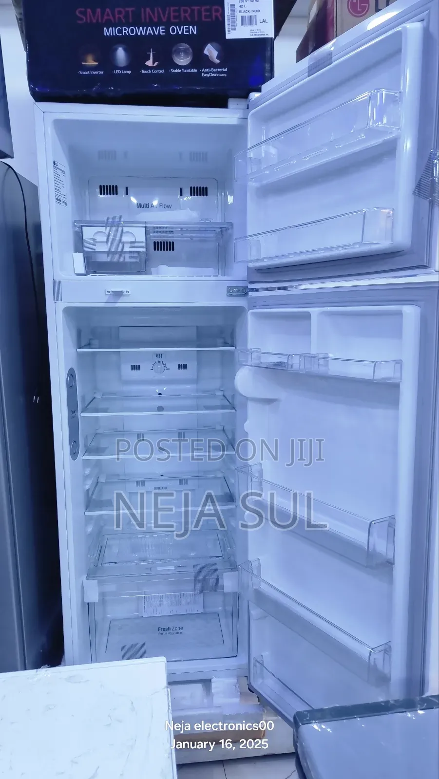 Lg Refrigerator 308l Fan System Sales Price Ethio