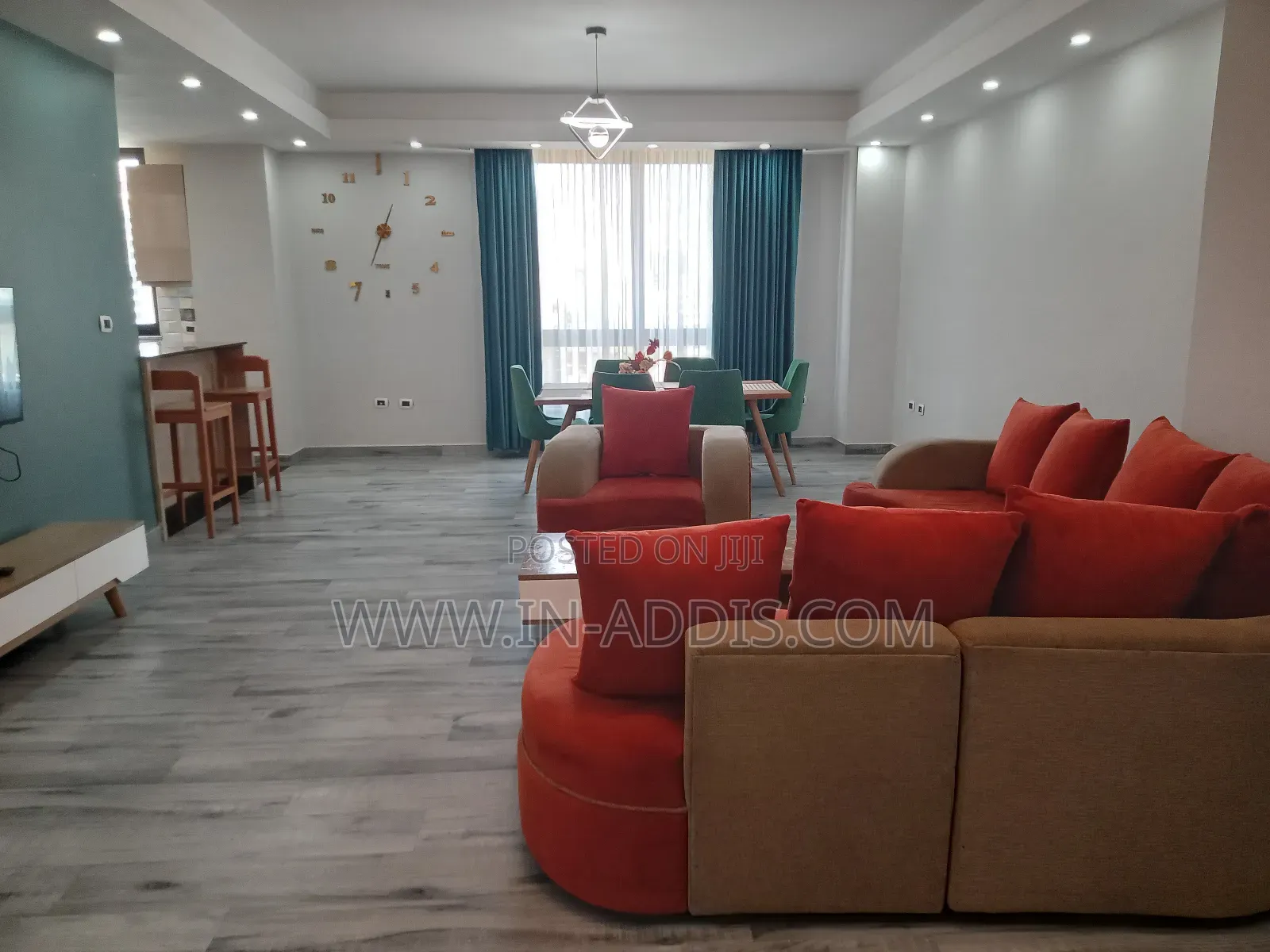 Furnished 3bdrm Apartment in Bole for rent