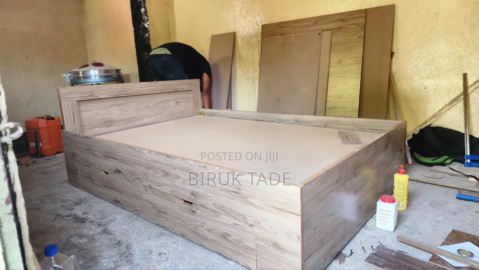 120 Size Laminated MDF Bed