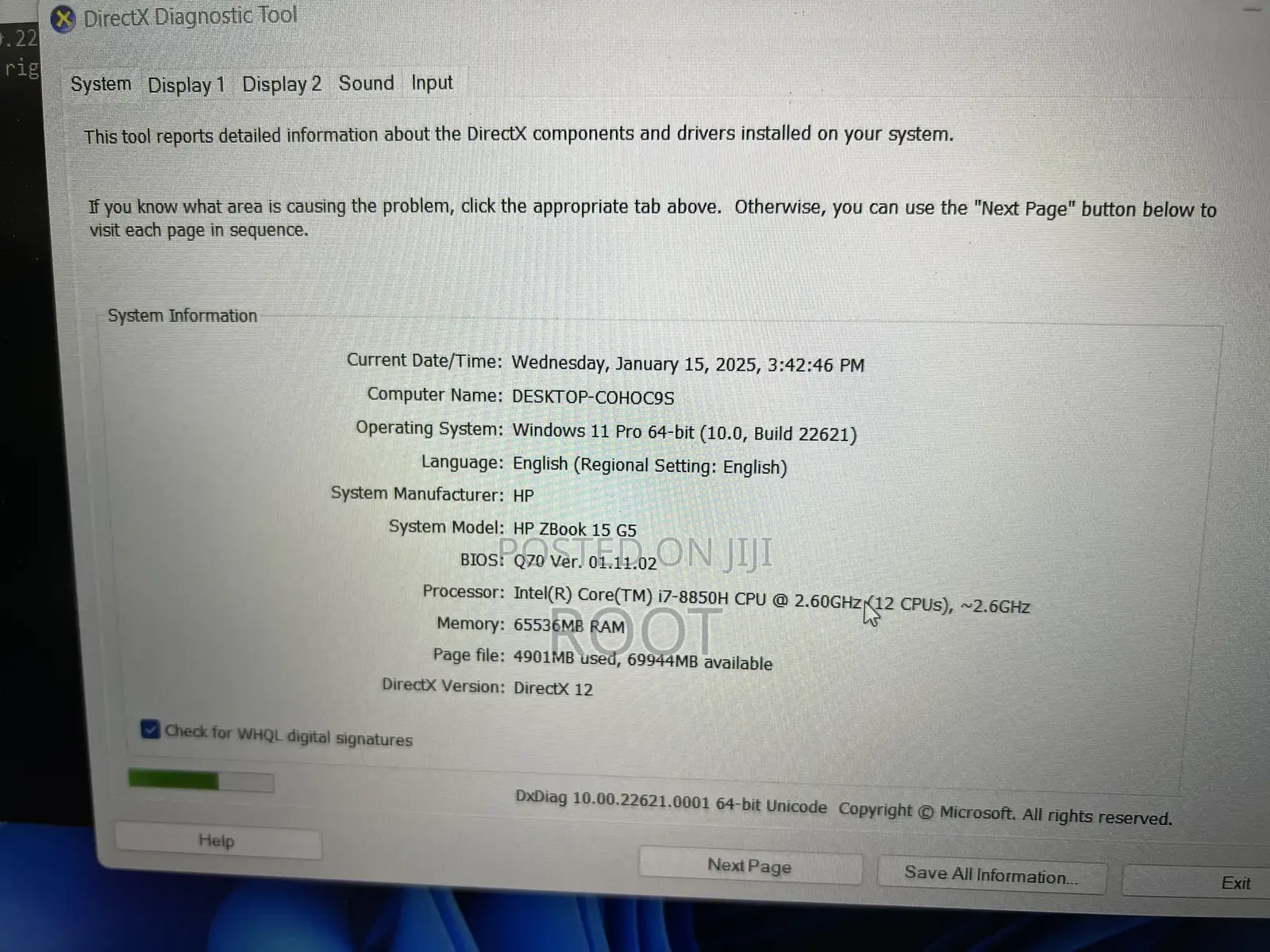 Laptop HP ZBook 15 64GB Intel Core I7 HDD+SSD 1T