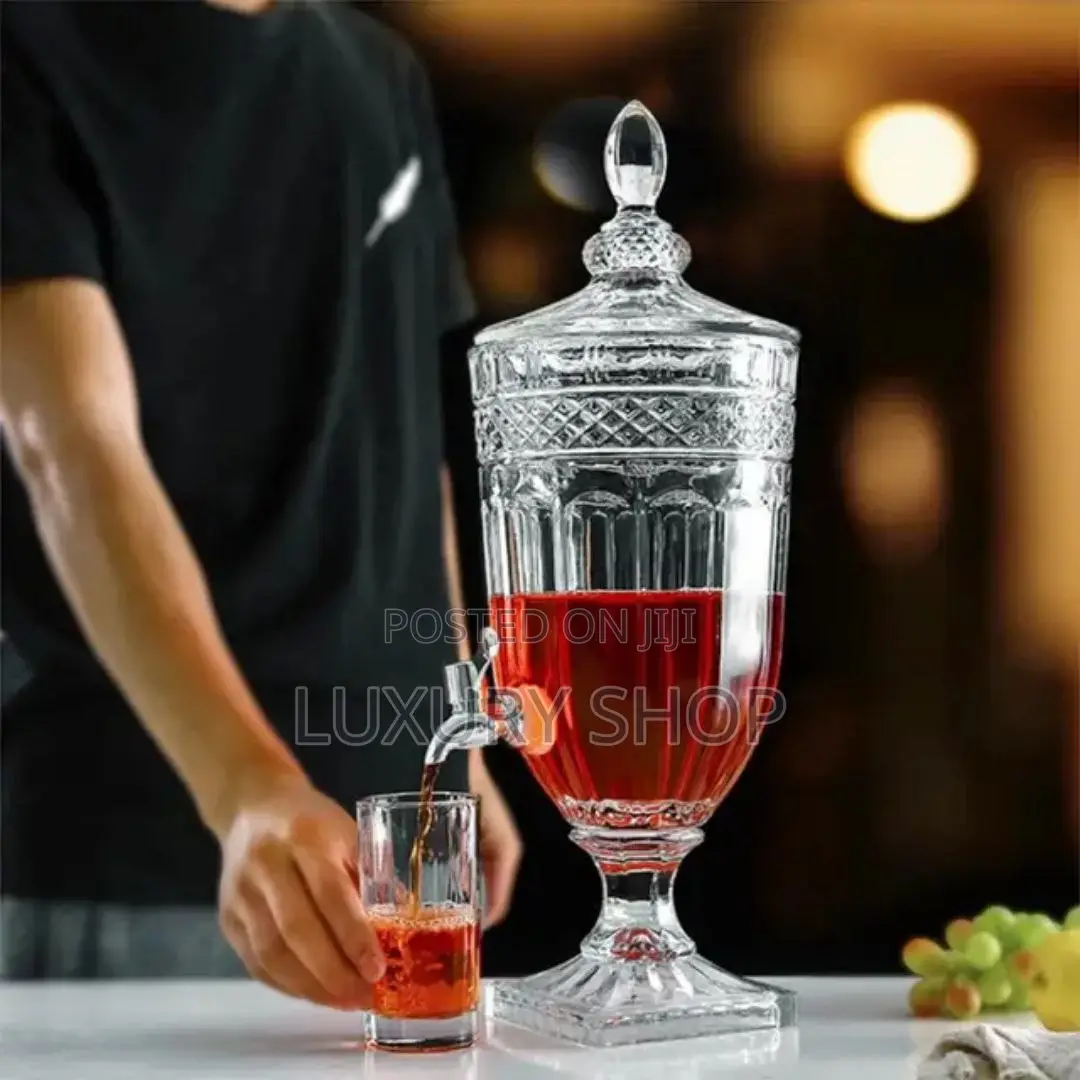 Crystal Glass Beverage Dispenser