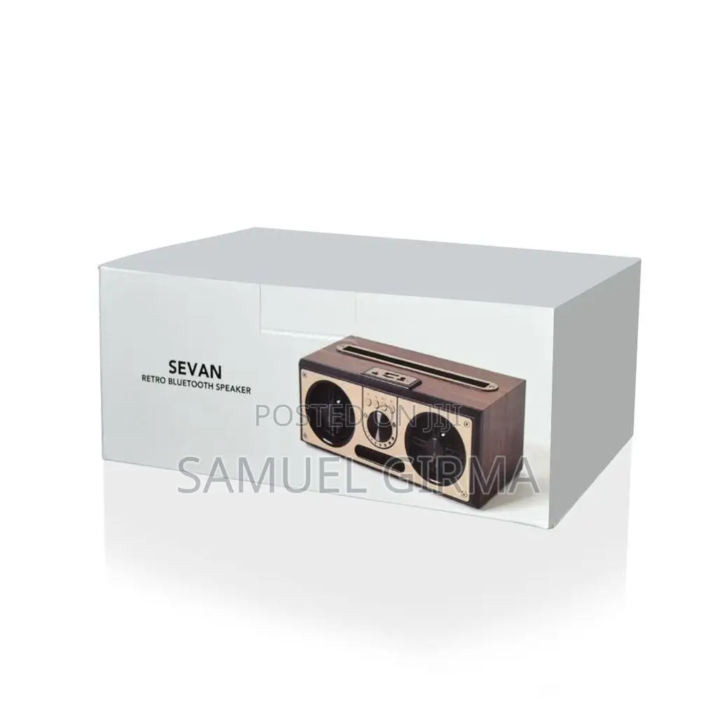 SEVAN - Giftology Retro Wood 20W Bluetooth Speaker With FM