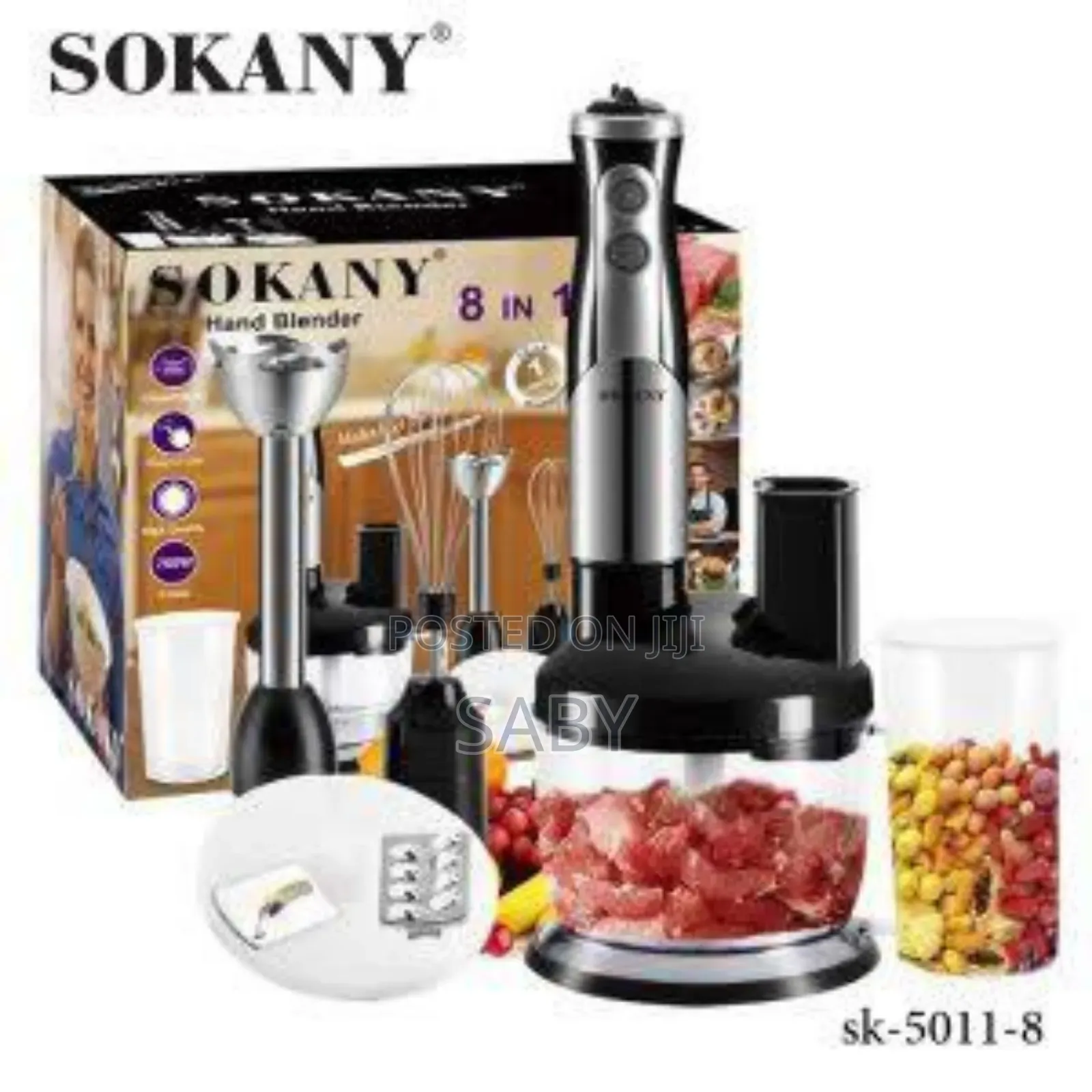 Sokany 8 in 1 Hand Blender