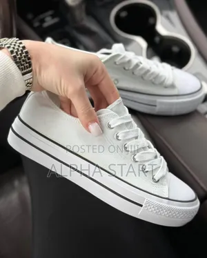Converse S All Star Black and White High Quality Shoes For