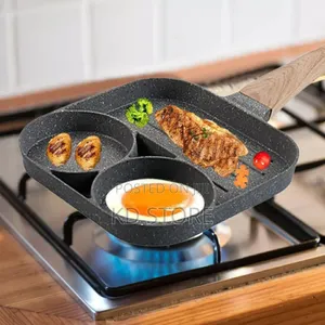  3 Partitioned Nonstick Omlett, Egg Maker Pan