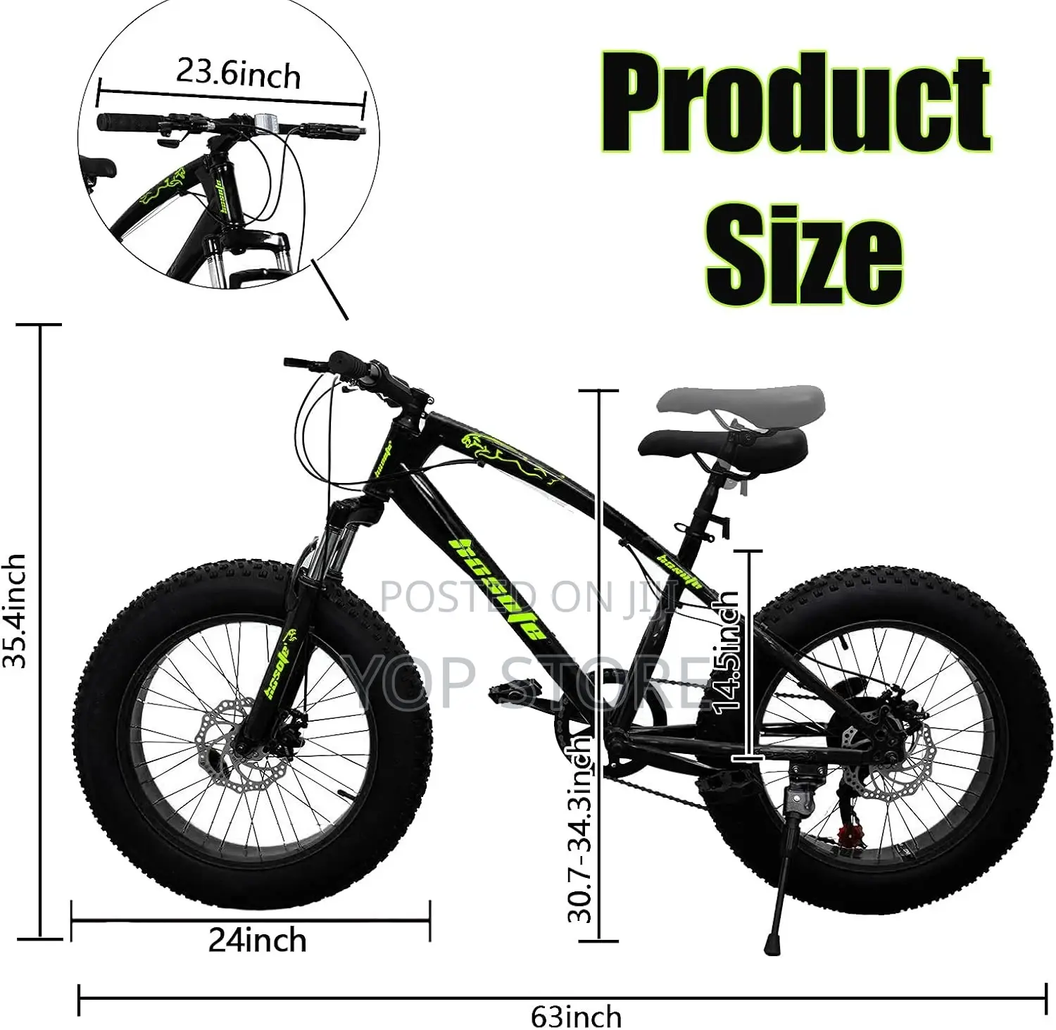 Fat Tire Mountain Bicycle