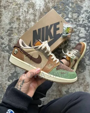 Photo - Air Jordan 1 Low X Zion Williamson ‘Voodoo’ Shoes